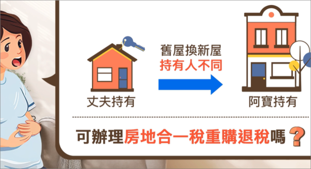 房地合一稅重購退稅不同人可以嗎